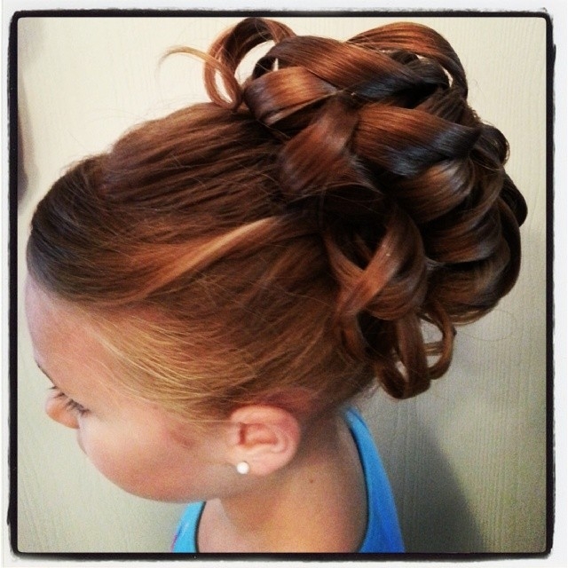 Girly updo
