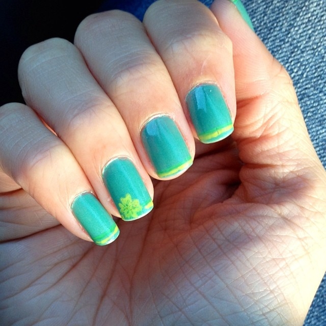 St patricks day nails