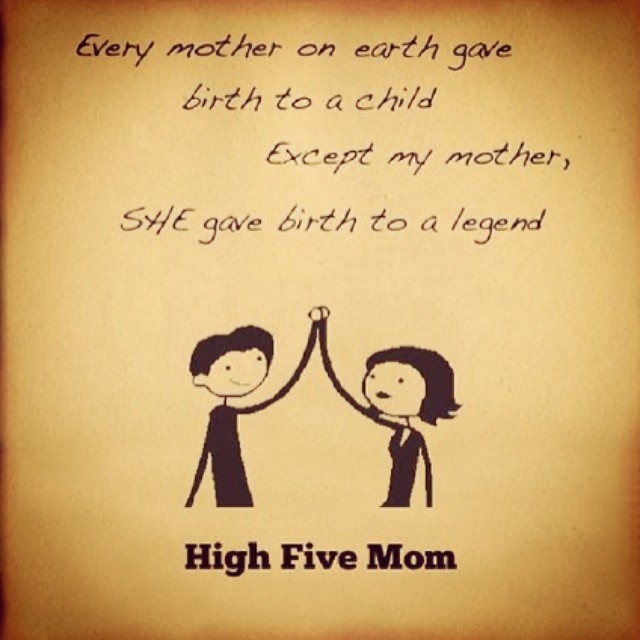 High five mom High five mom