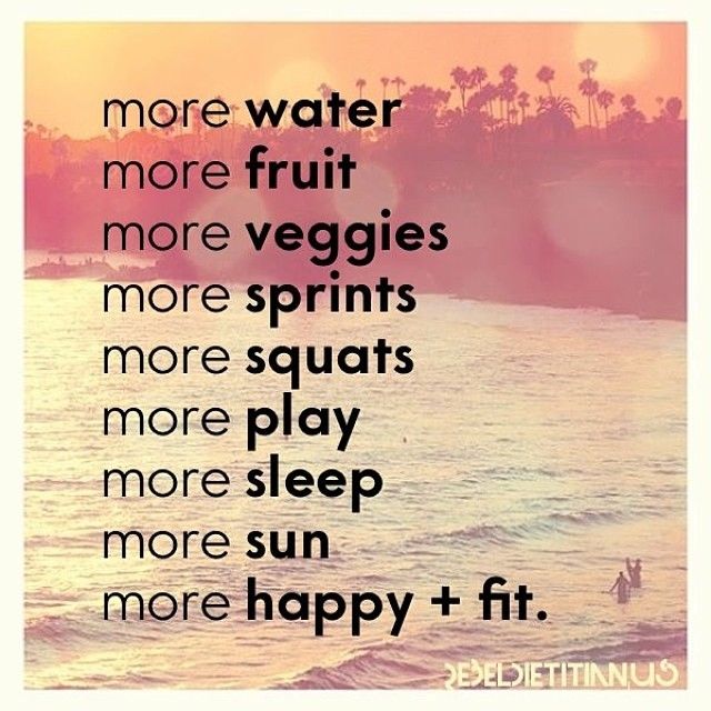 More happy and fit
