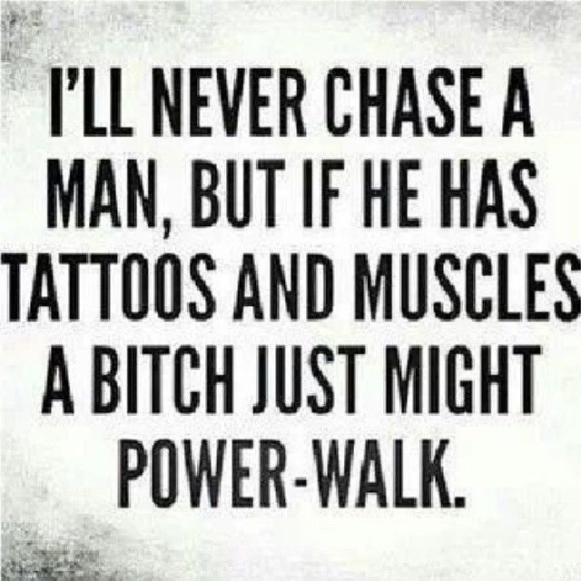 A bitch might powerwalk A bitch might powerwalk