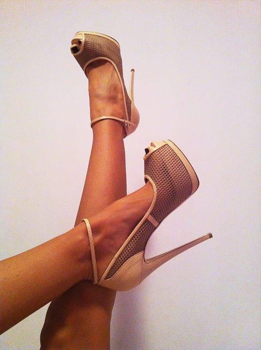 Stilettos with Toe Peek