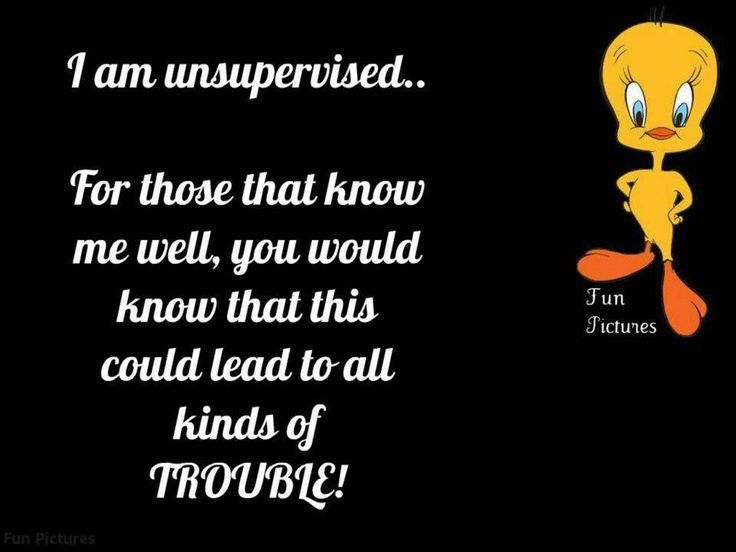 I am unsupervised