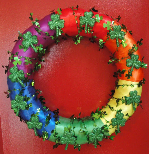 Festive st patricks wreath Festive st patricks wreath