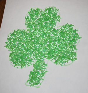 Green Rice shamrock