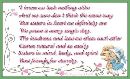 Sisters in Heart, Best Freinds for Eternity
