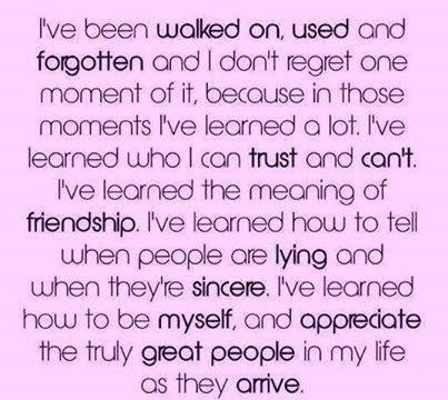 Ive learned a lot
