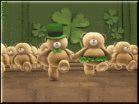 Dancing Bears for St. Patrick's Day