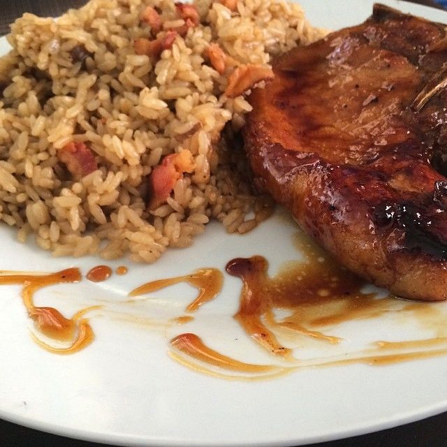 Honey glazed pork chop Honey glazed pork chop