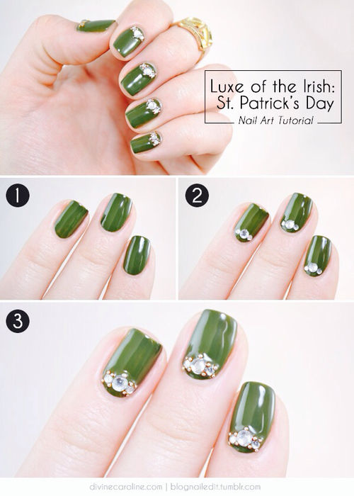 St Patrick's Day Nail Tutorials St Patrick's Day Nail Tutorials