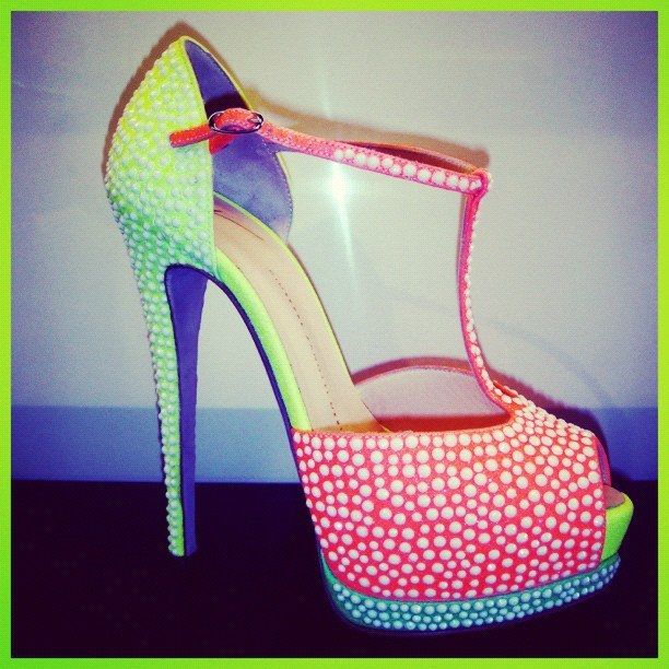 Colorful Stiletto Sandals Colorful Stiletto Sandals