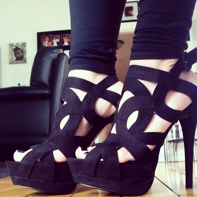 Strap heels Strap heels