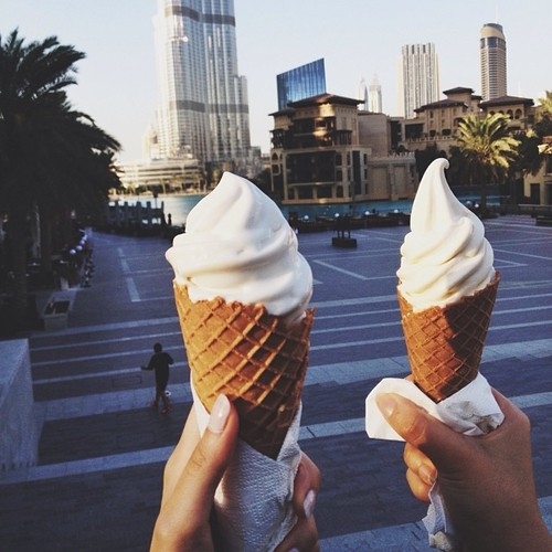 Vanilla ice cream