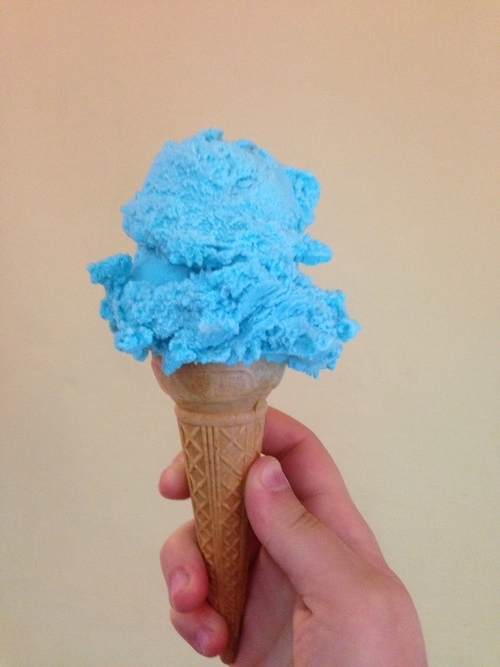 Blue ice cream Blue ice cream