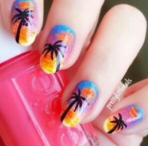 Beach nails Beach nails