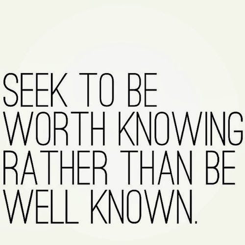 worth knowing worth knowing