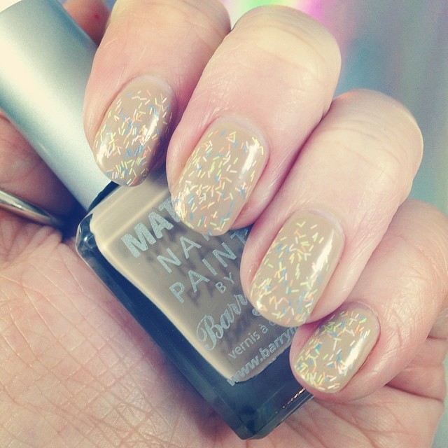 Confetti mixture nails Confetti mixture nails