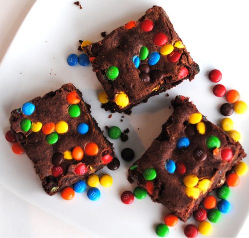 M&M brownies M&M brownies
