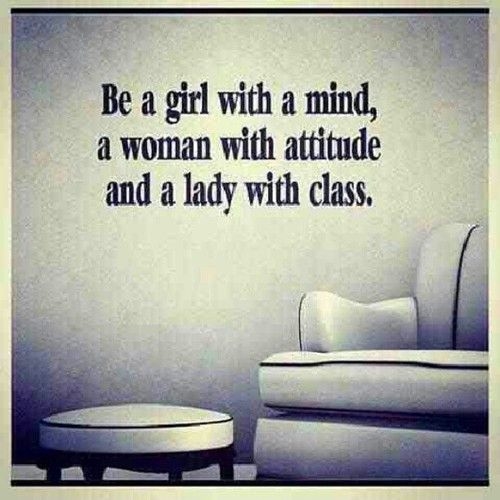 be a girl with a mind be a girl with a mind
