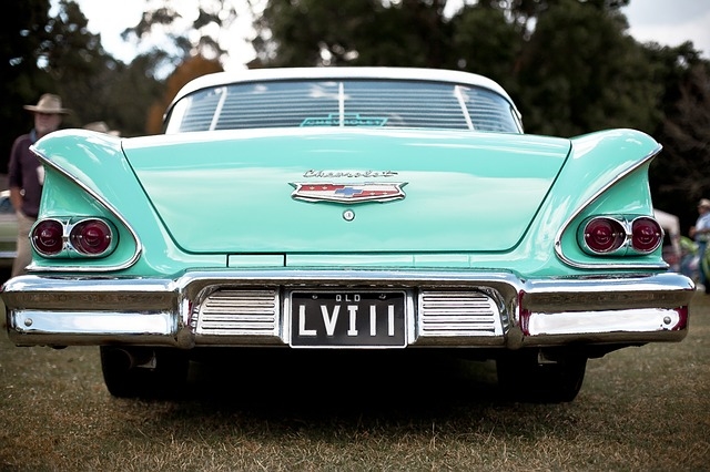 Mint green chevy