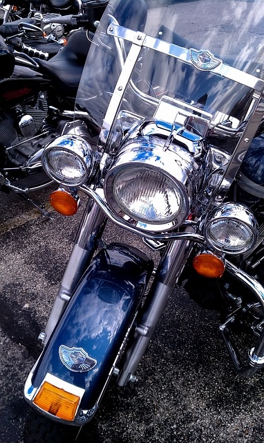 Chrome motorbike Chrome motorbike
