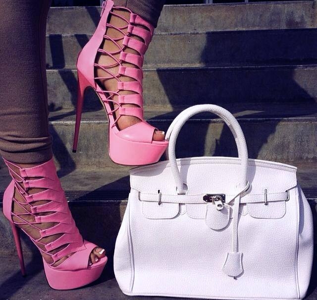 Pink Stiletto Sandals Pink Stiletto Sandals