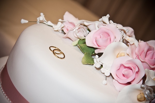 Close up wedding cake Close up wedding cake