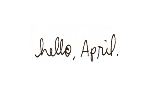 Hello April Hello April