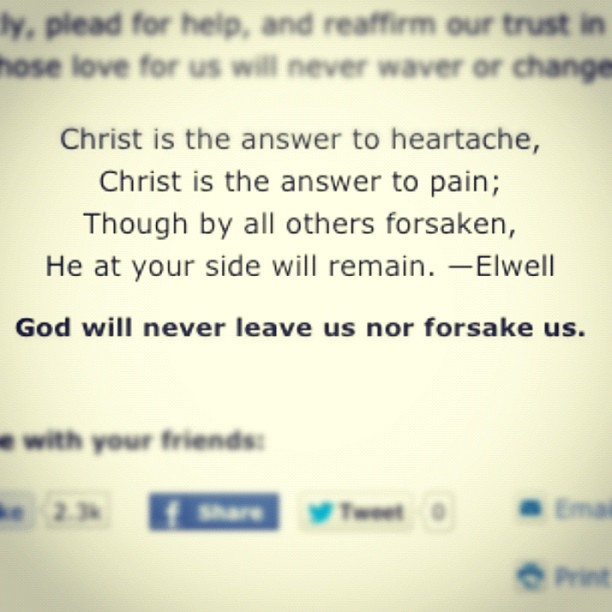 God will never leave us nor forsake us God will never leave us nor forsake us