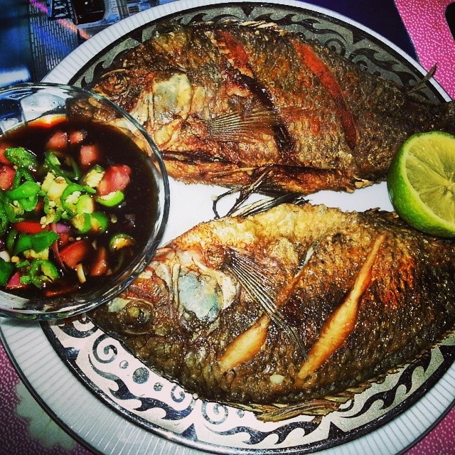 Fried tilapia Fried tilapia