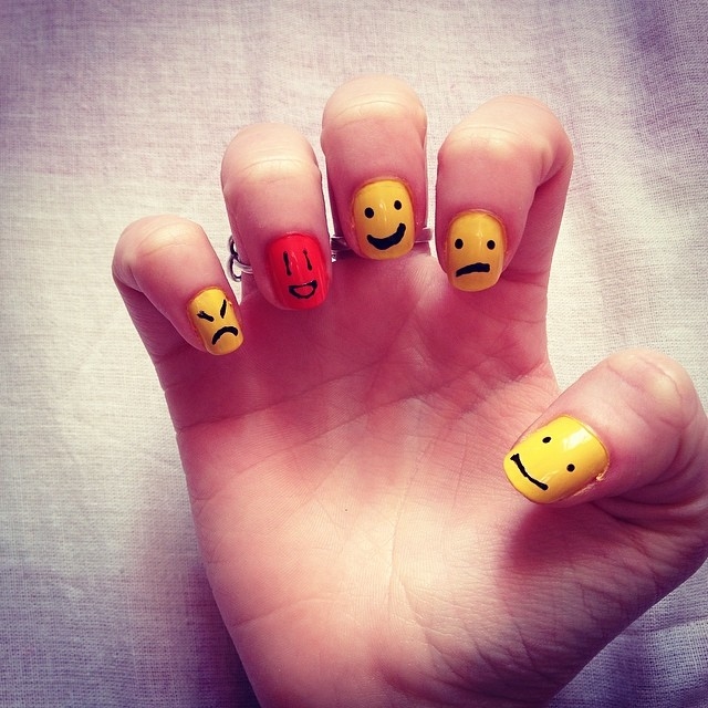 Smiley nails