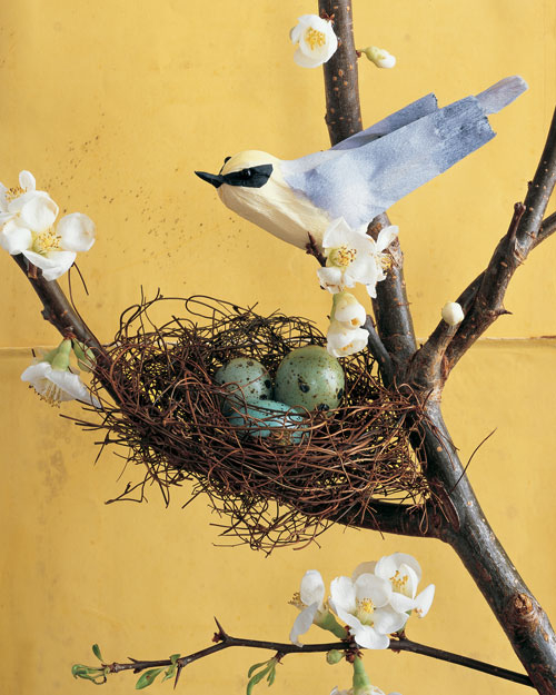 Crepe paper spring birds Crepe paper spring birds