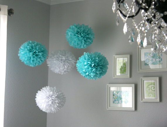 Tissue paper poms Tissue paper poms