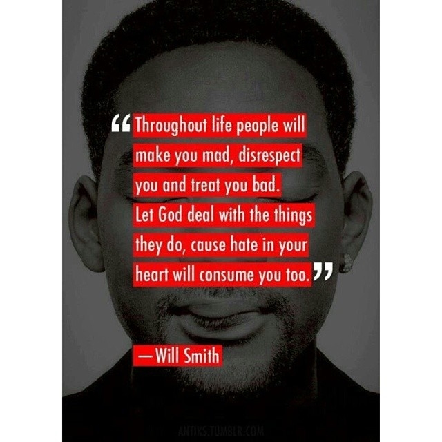 Hate in your heart will consume you too