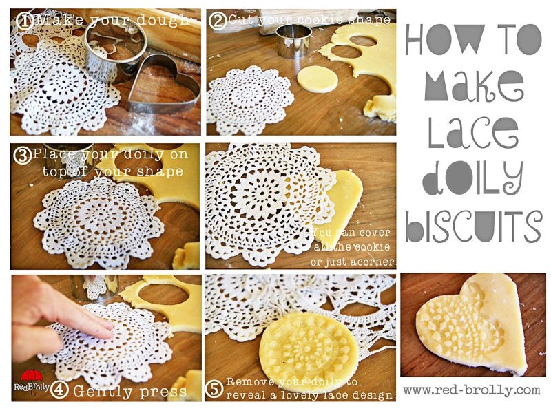 DIY Doily Biscuits DIY Doily Biscuits