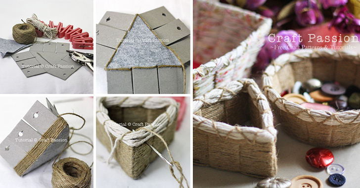 DIY Easy Weave Basket DIY Easy Weave Basket