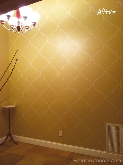DIY Moroccan style wall stencil DIY Moroccan style wall stencil