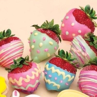 Easter Egg Strawberries Easter Egg Strawberries