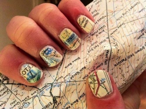 Map nails Map nails