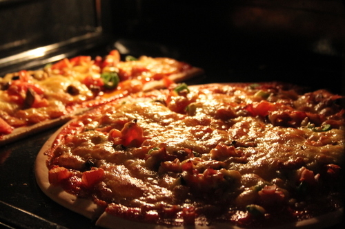 Homemade pizza