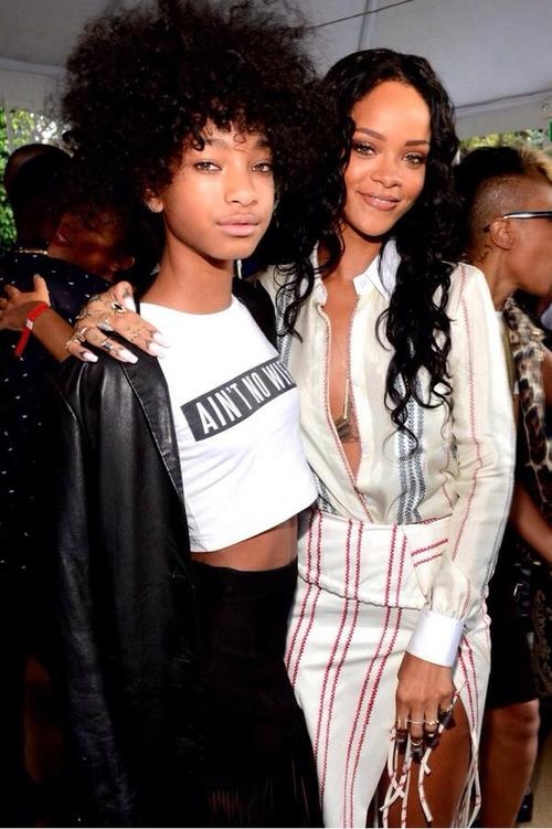 Willow Smith and Rihanna