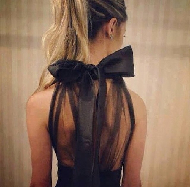 Black Bow Dress