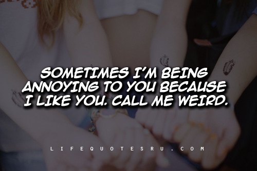 Call me weird Call me weird