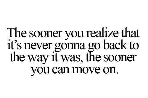 The way it was