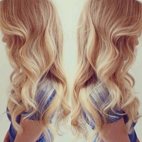 Blonde curls