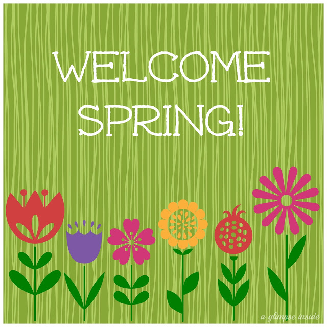 Welcome spring Welcome spring