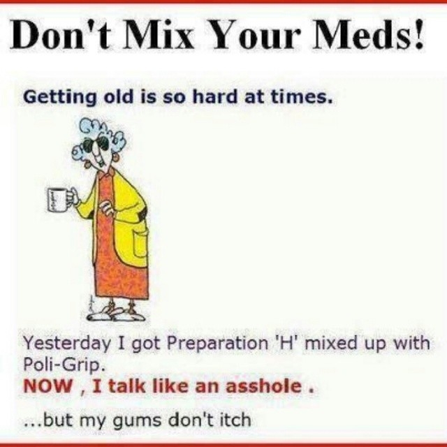 Dont mix your meds