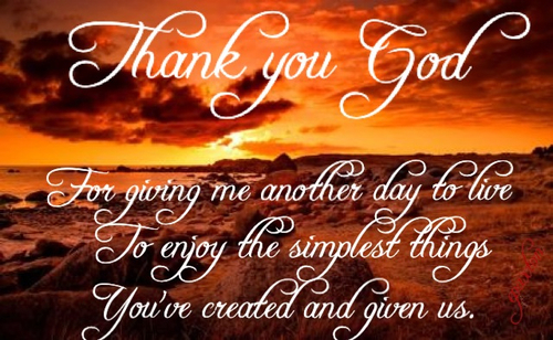 Thank You God