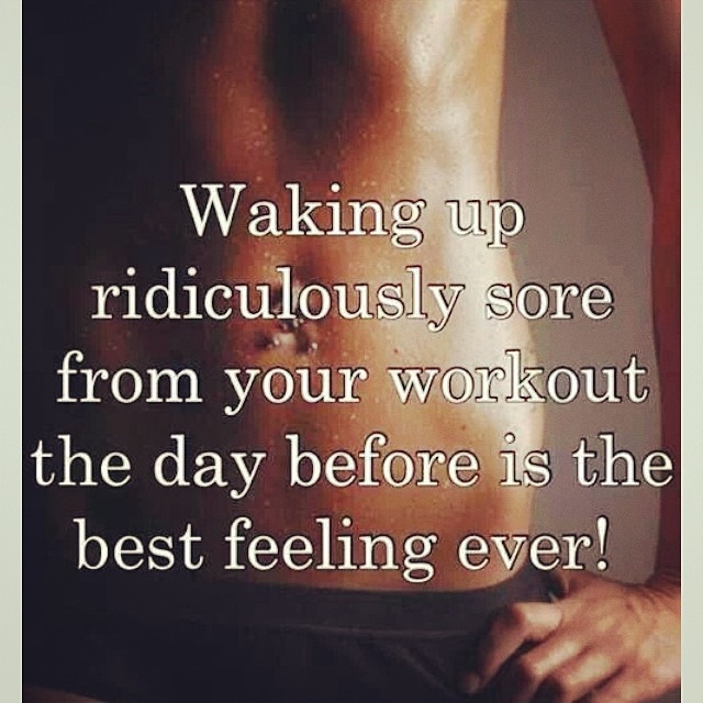 Waking up ridiculously sore Waking up ridiculously sore