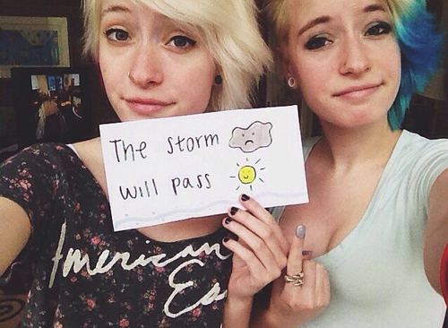 The storm will pass The storm will pass